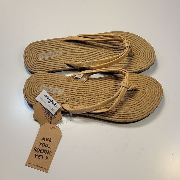 BRAND NEW  ORIGINAL ROCKIN SLIP ON FLIP FLOPS SANDAL - Picture 6 of 15